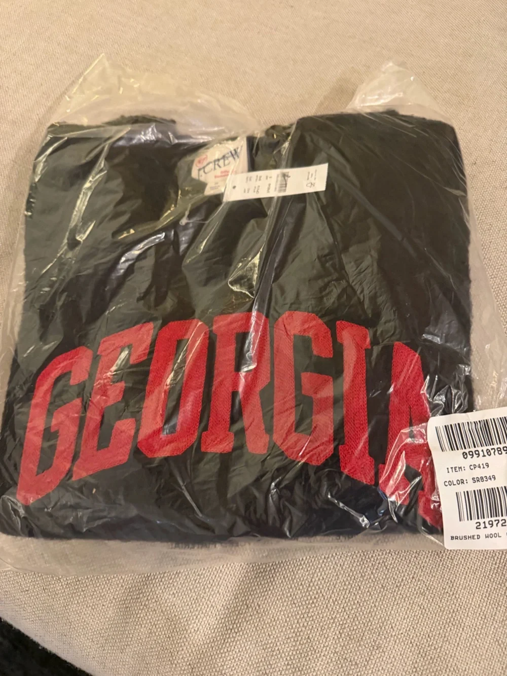 J CREW S '47 X J.Crew brushed wool Georgia sweater $248 CP419